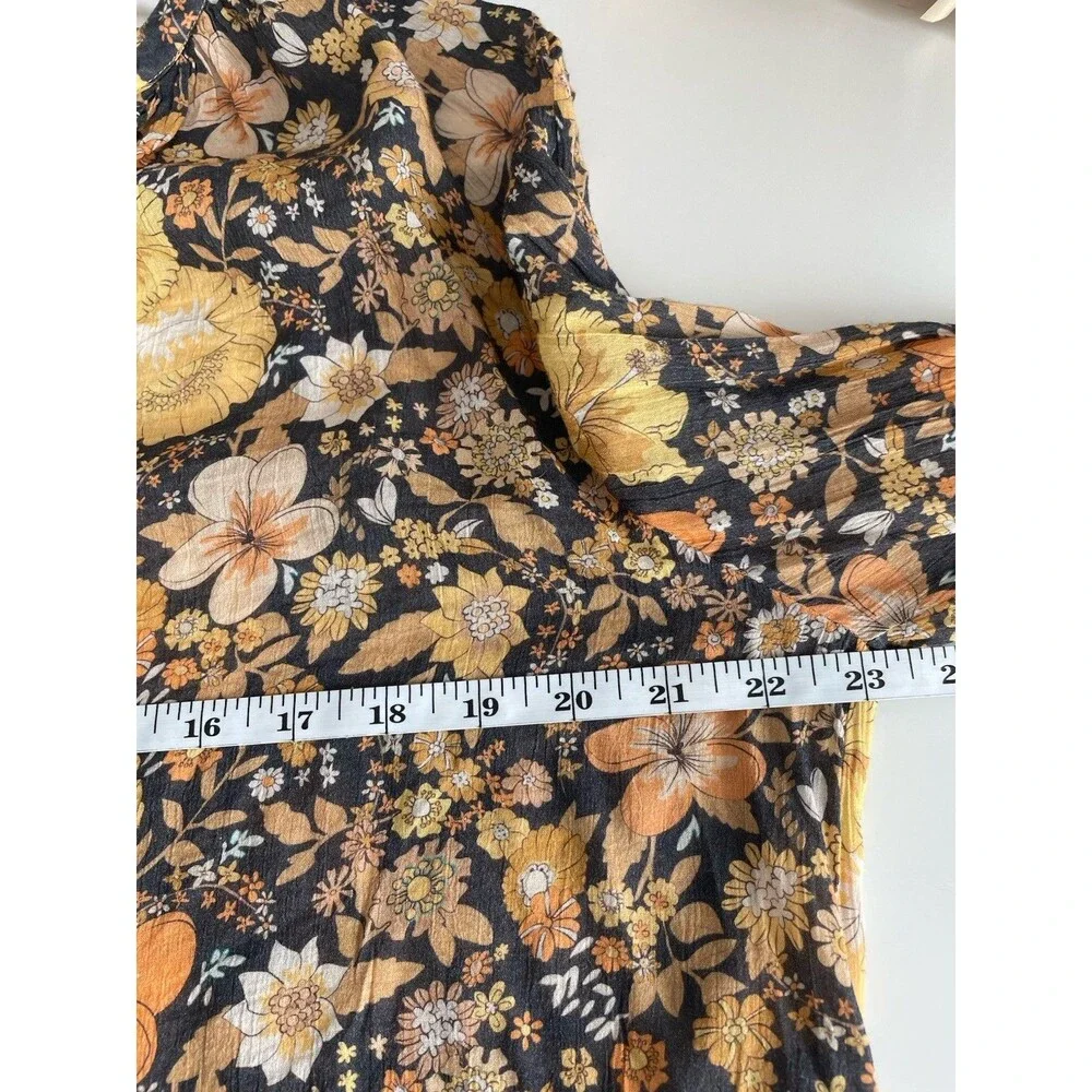 Spell & The Gypsy Juniper Blouse Peasant Cottage Festival Boho Bohemian Size S